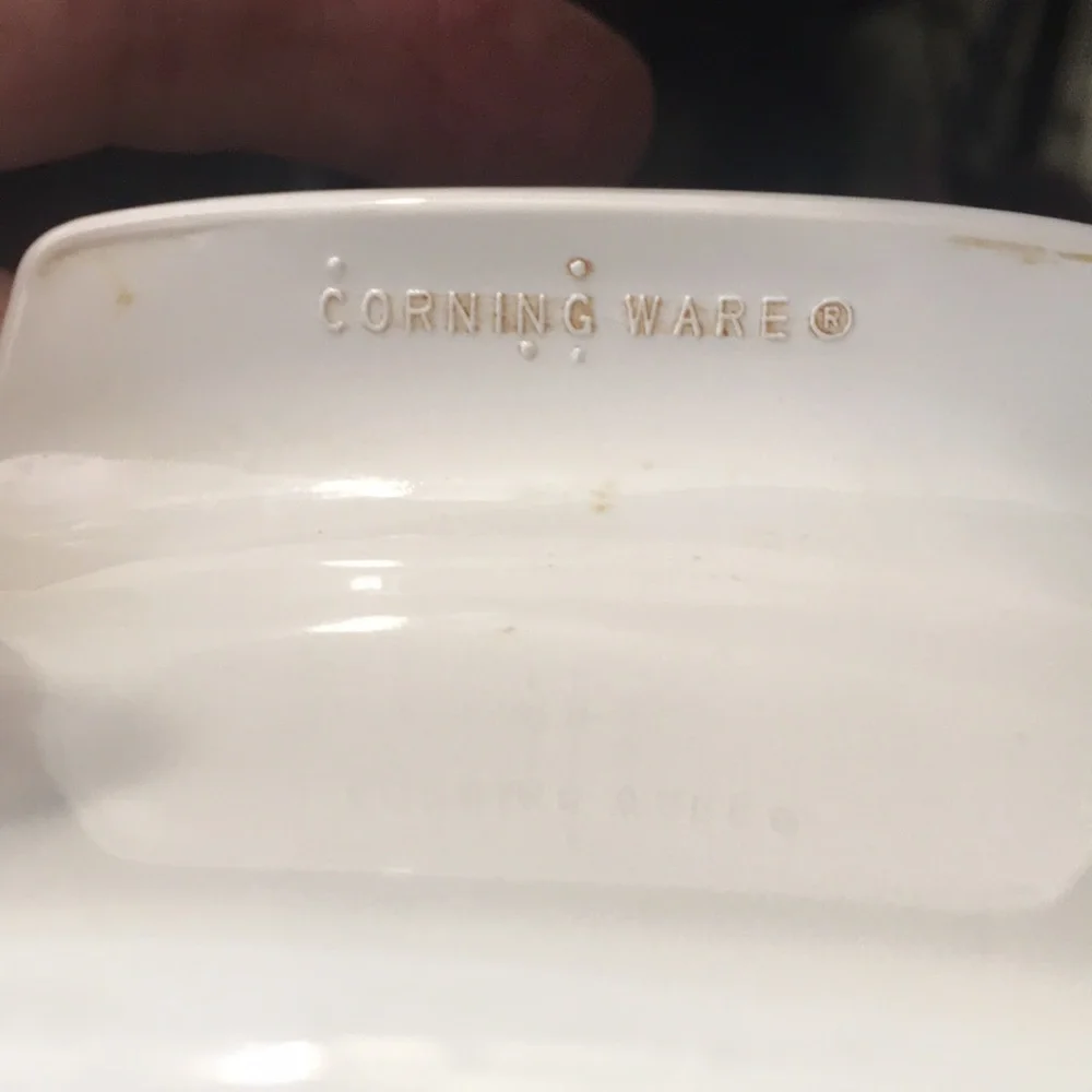 Vintage Corning Ware casserole with lid 95-Rosemarie 2 liters